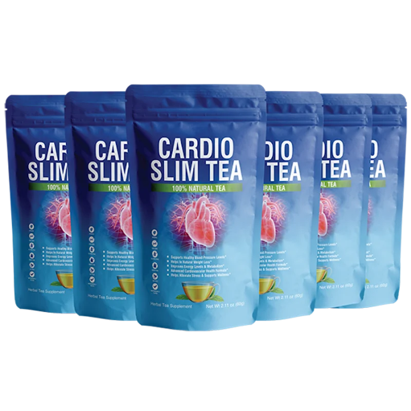 Cardio Slim Tea Natural Weight Management Formula — 6 Bottle / 180 Day Pack